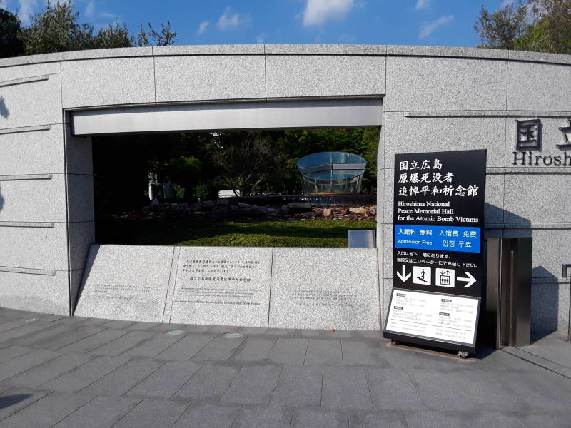 Hall of Remembrance of the Hiroshima Peace Memorial Park.