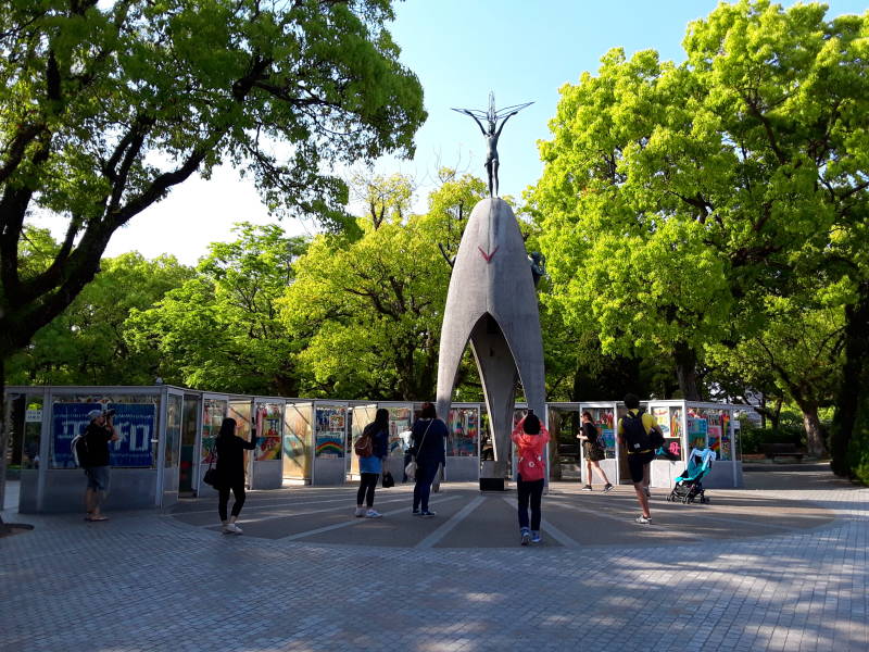 Children's Peace Monument at the Hiroshima Peace Memorial Park.
