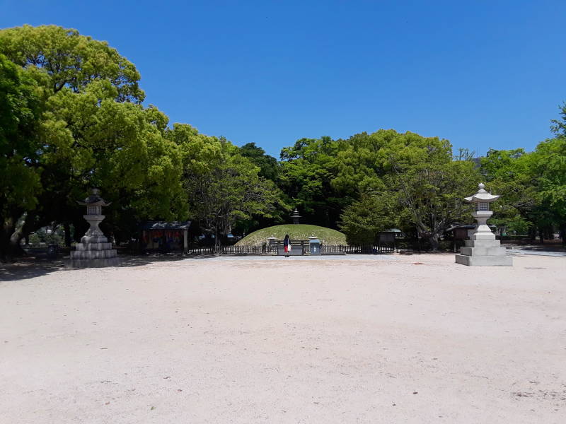 Atomic Bomb Memorial Mound at the Hiroshima Peace Memorial Park.