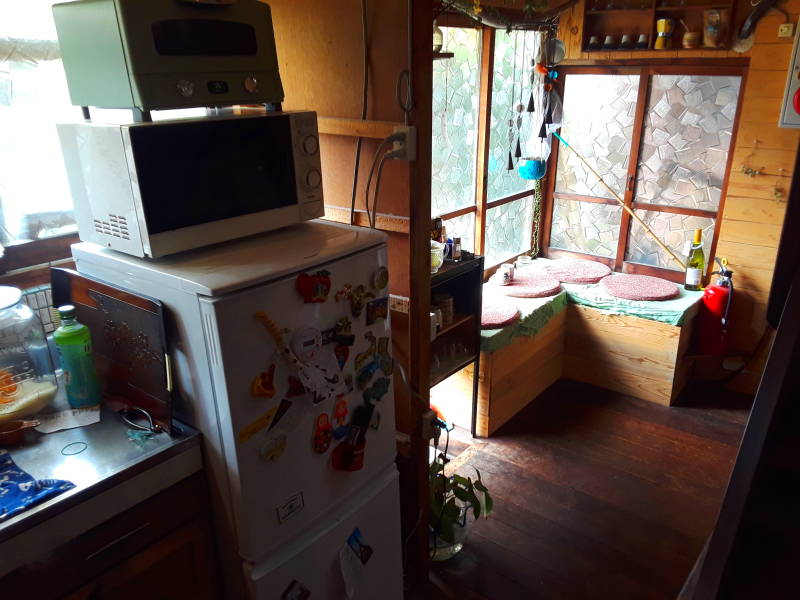 Kitchen at the guest house.