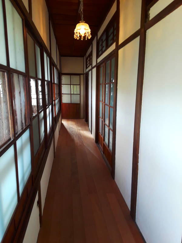 Upstairs at the ryokan.