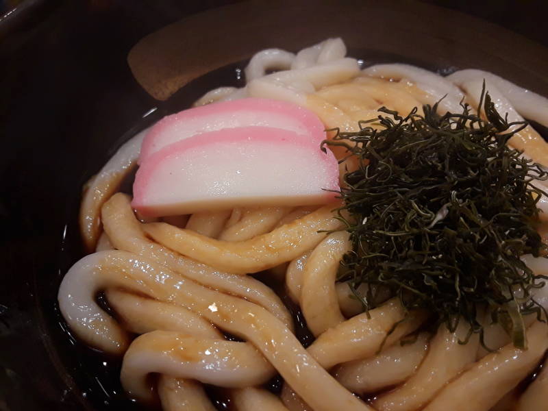 Ise style soba with soy broth.