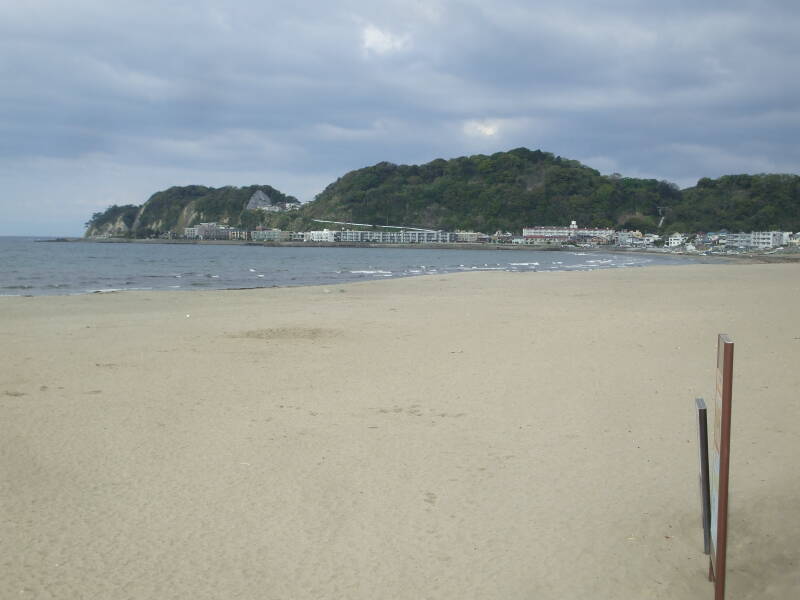 Beach at Kamakura.