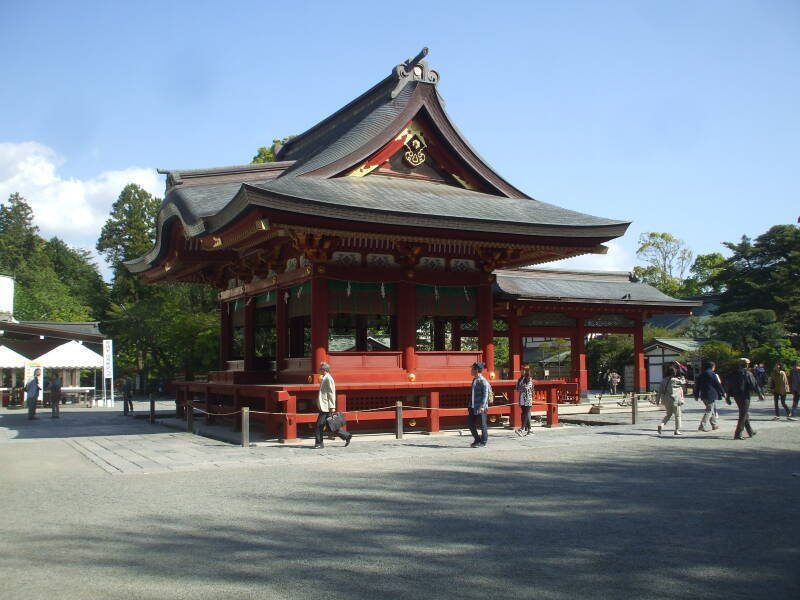 Small shrine at Tsurugaoka Hachiman-Gū in Kamakura.