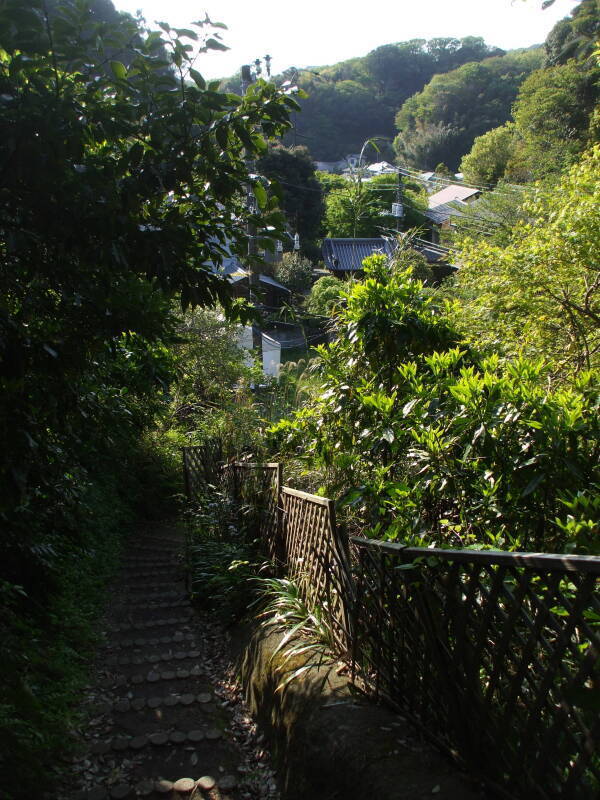 East end of the path around Kamakura.