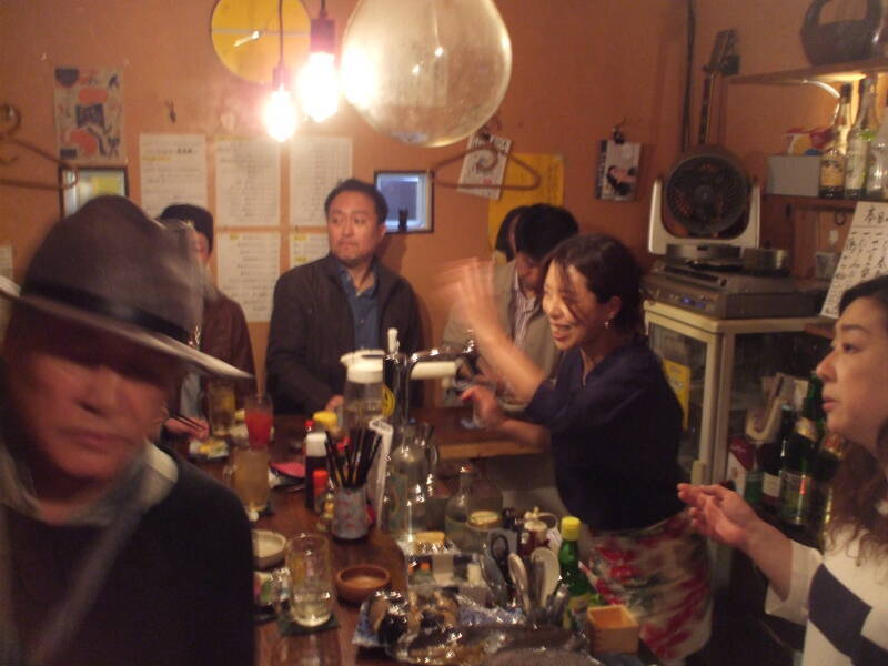 Tensuke tachinomiya or stand-up bar at Kamakura.