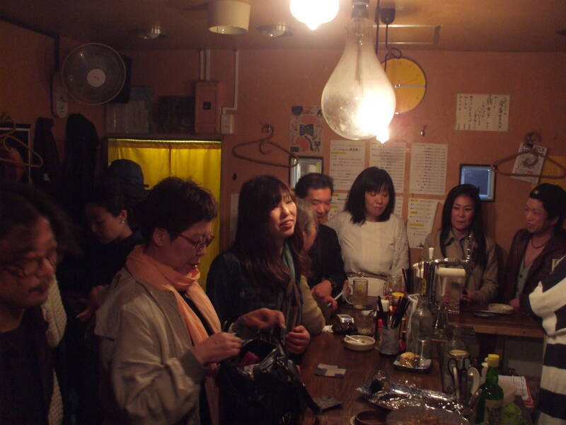 Tensuke tachinomiya or stand-up bar at Kamakura.