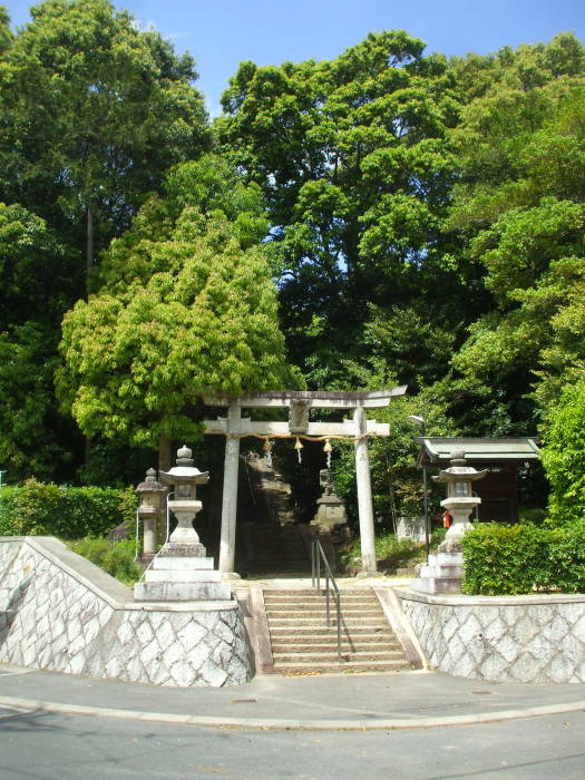 Sanryo Hachiman Shrine near Nara, Japan