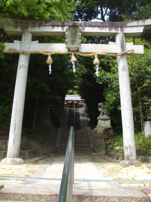 Sanryo Hachiman Shrine near Nara, Japan