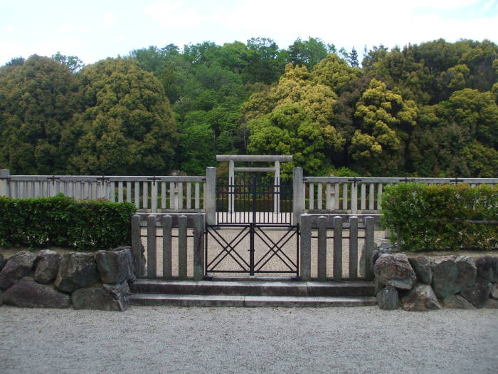 Kofun of Empress Jingu near Nara, Japan