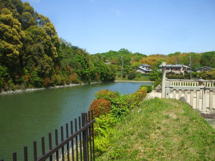 Kofun of Empress Jingu near Nara, Japan