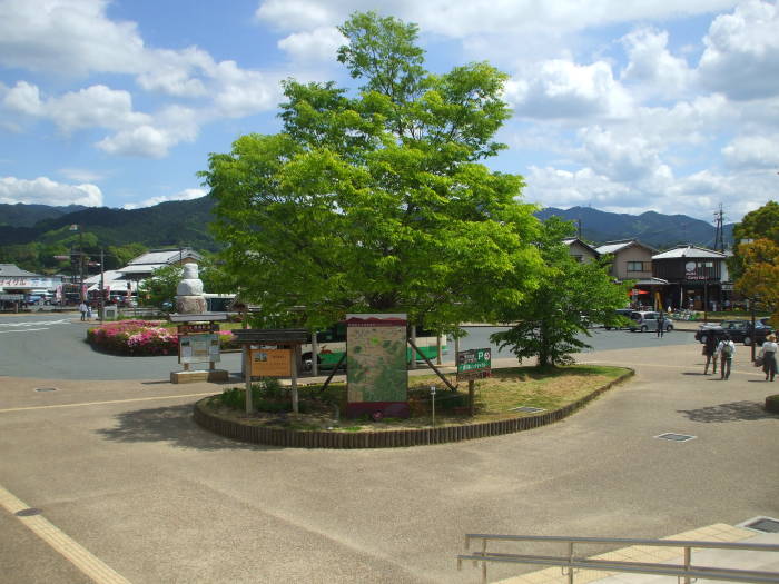 Public square at Asuka Station, Japan