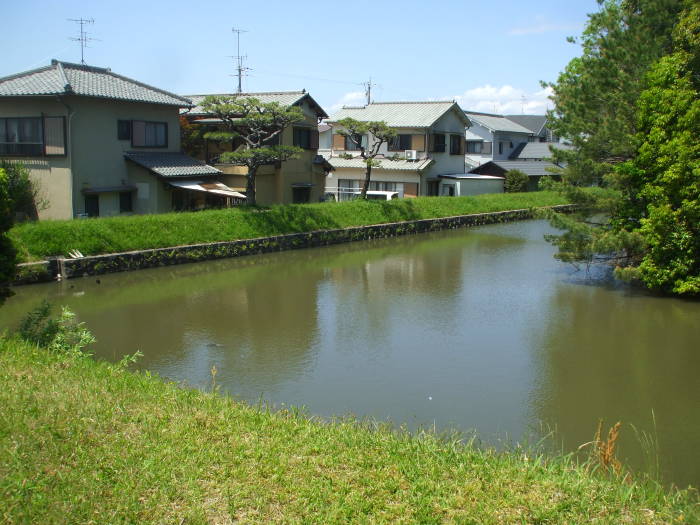 Kofun or mausoleum of Emperor Seimu near Nara, Japan