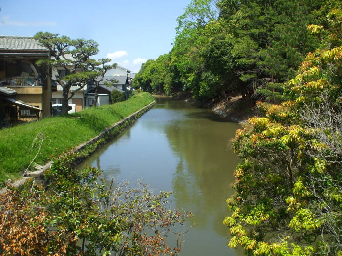 Kofun or mausoleum of Emperor Seimu near Nara, Japan