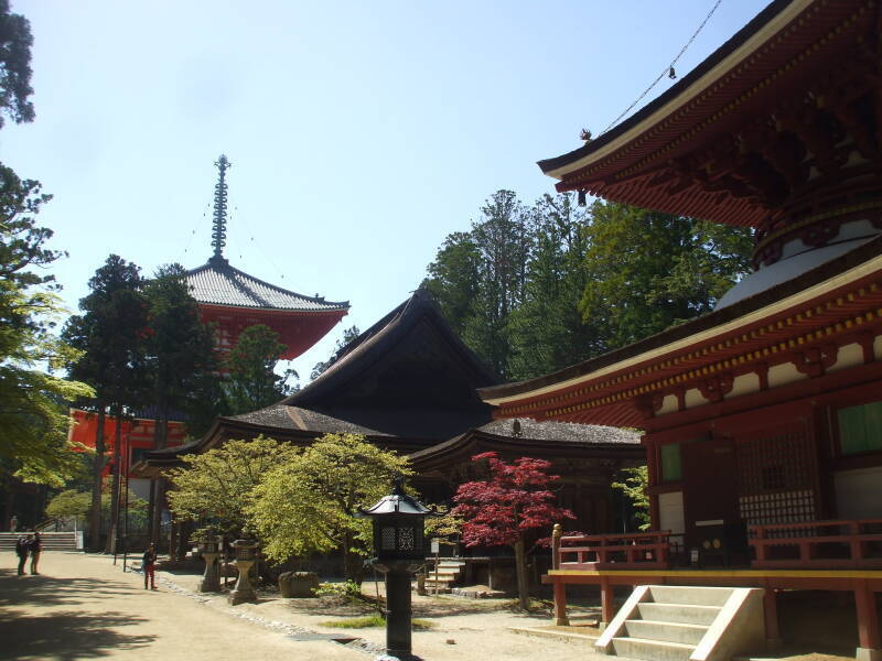 Danjogaran and the Konpon Daitō in Kōya-san.