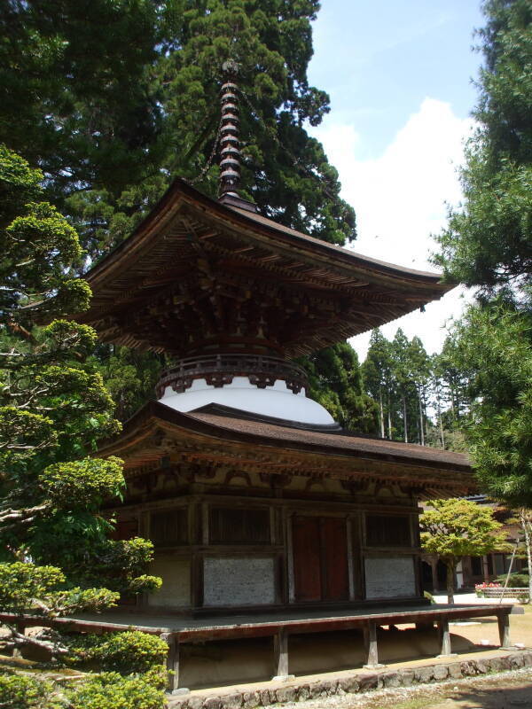 Tahōtō pagoda at Kongō Sanmai-in in Kōya-san.