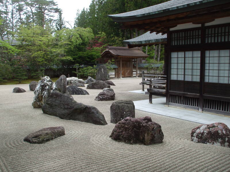Banryu-tei rock garden at Kongobu-ji in Kōya-san.