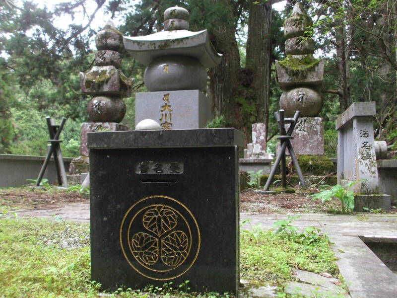 Corporate tombs and memorials at Okunoin cemetery in Kōya-san.