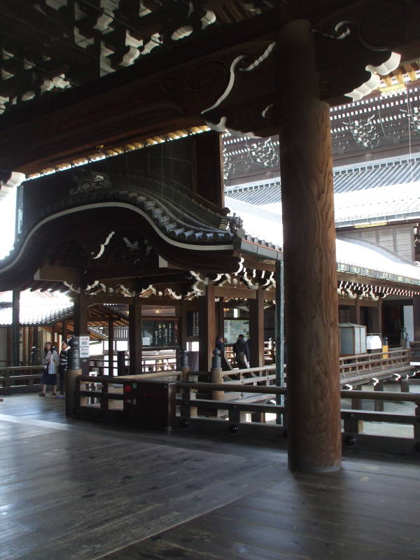 Wooden walkways at Higashi Hongan-ji