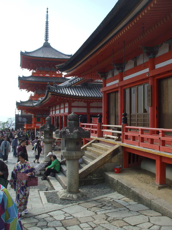 Pagoda at Kiyomizu-dera.