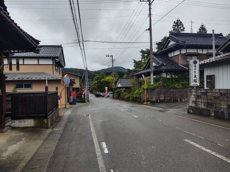 Main road through Haguromachi Touge.