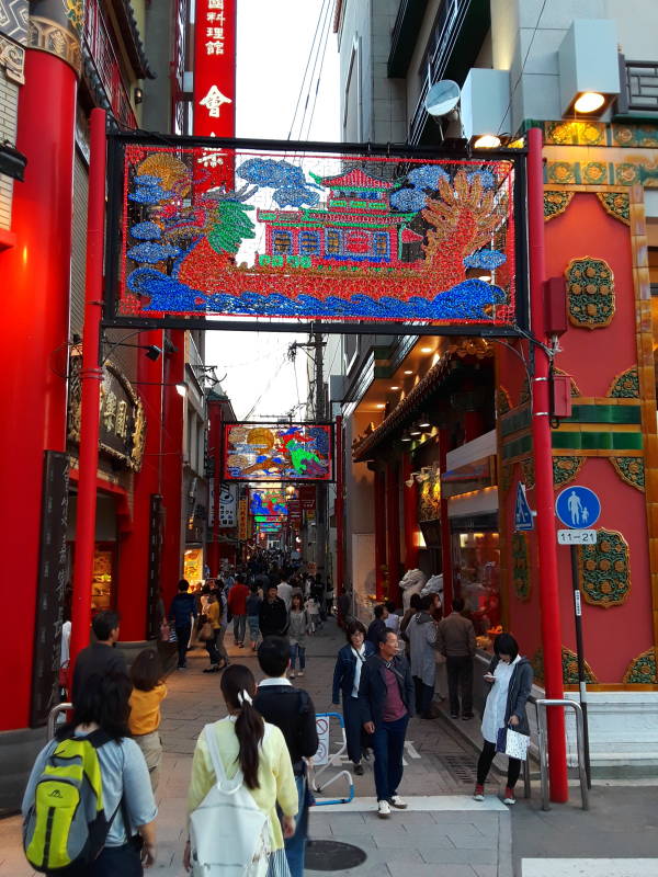 Chinatown in Nagasaki.