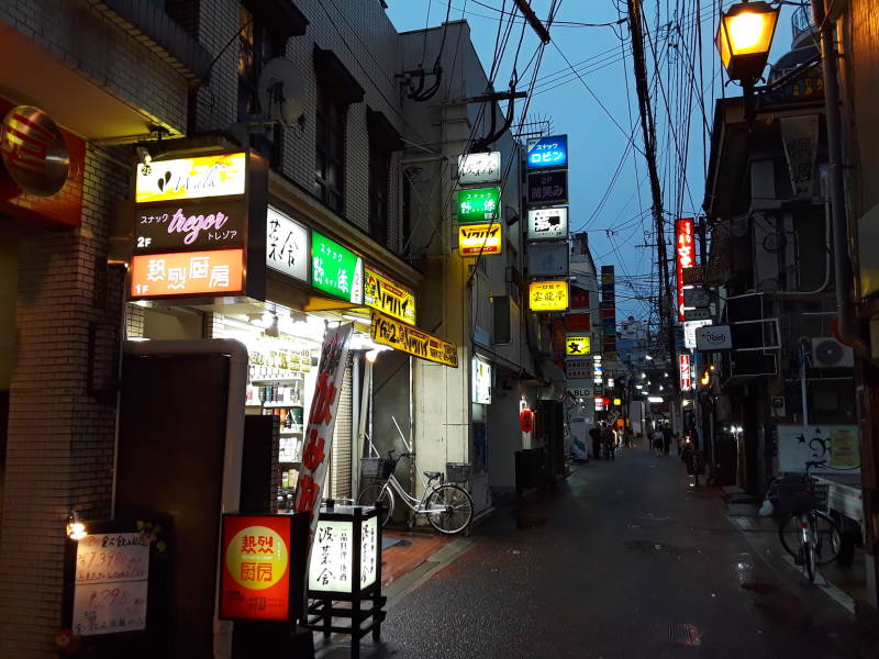 Side street in Nagasaki.