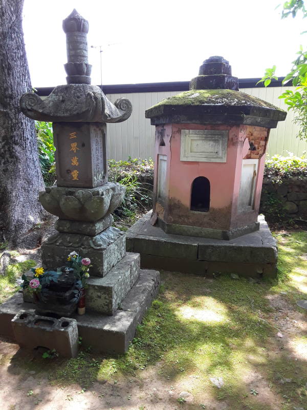 Furnace to burn scriptures at Shōfuku-ji Buddhist temple in Nagasaki.