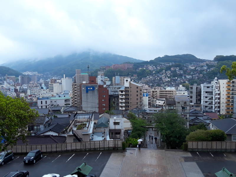 View over Nagasaki from Suwa Jinja.