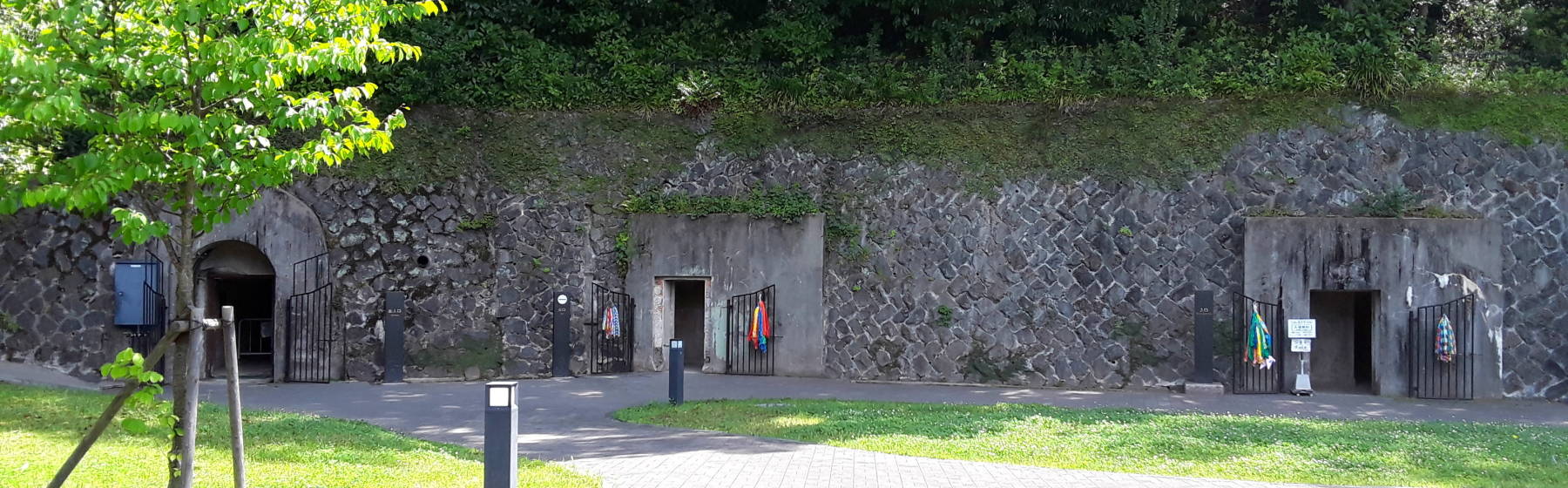 Tateyama air defense bunker in Nagasaki.