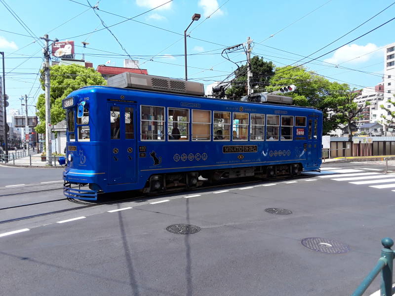 Streetcar in Nagasaki.
