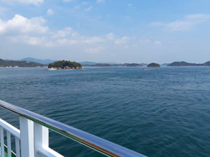 Ferry from Naoshima to Uno.