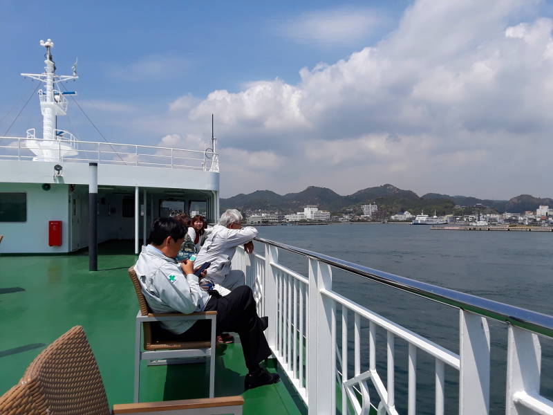 Ferry from Miyanoura on Naoshima to Uno.