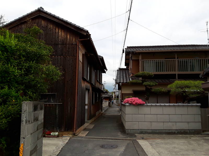 To art house in Honmura on Naoshima.