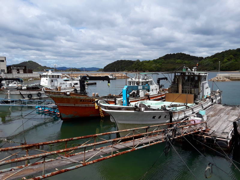 Honmura port on Naoshima.