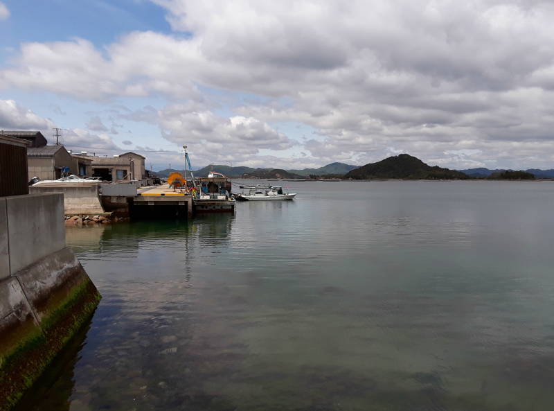 Honmura port on Naoshima.