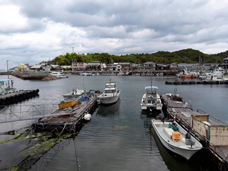 Honmura port on Naoshima.