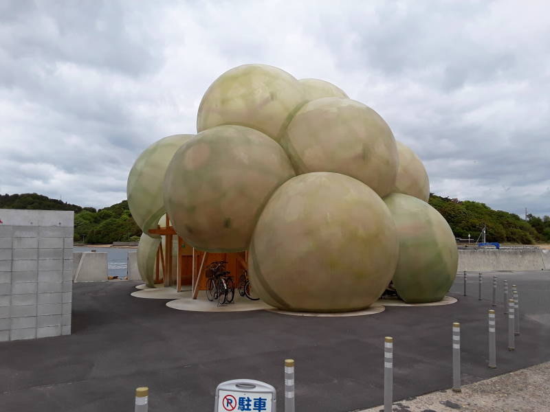 Honmura port on Naoshima.