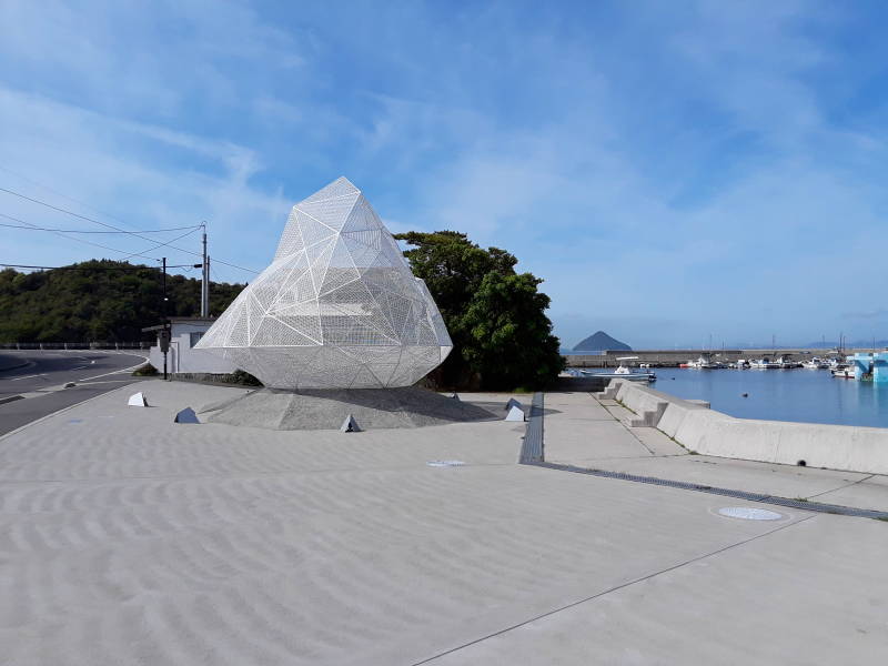 Art in Miyanoura on Naoshima.