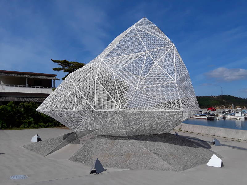 Art in Miyanoura on Naoshima.