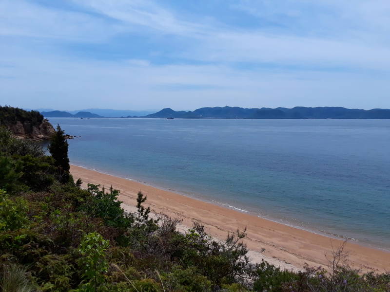 Along the coast on Naoshima.