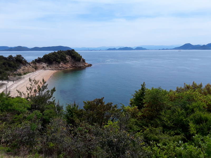 Along the coast on Naoshima.