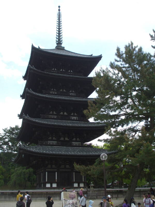 Five-level pagoda in Nara.