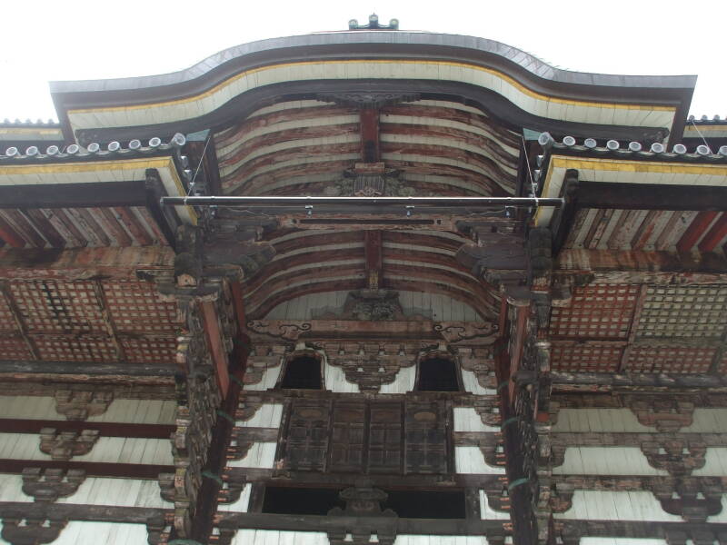 Exterior of Tōdai-ji, the Buddhist temple in Nara.