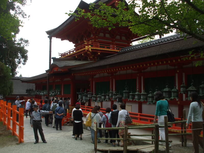 Kasuga-taisha shrine in Nara.