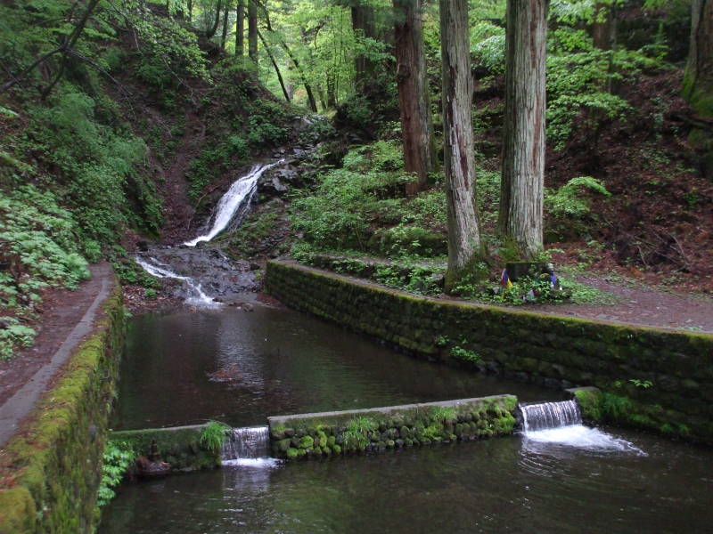 Shiraito waterfall near Takino Shrine near Nikkō.