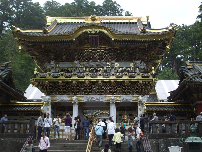 Entry gate at Tosho-gu, the shrine to shogun Tokugawa Ieyasu.