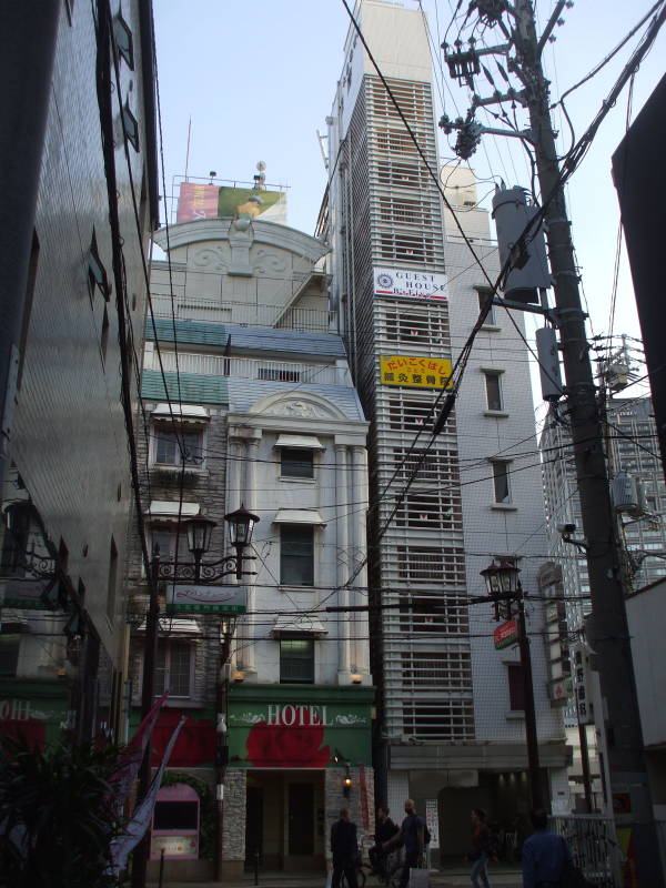 Love Hotel in Amerika-mura section of Osaka.