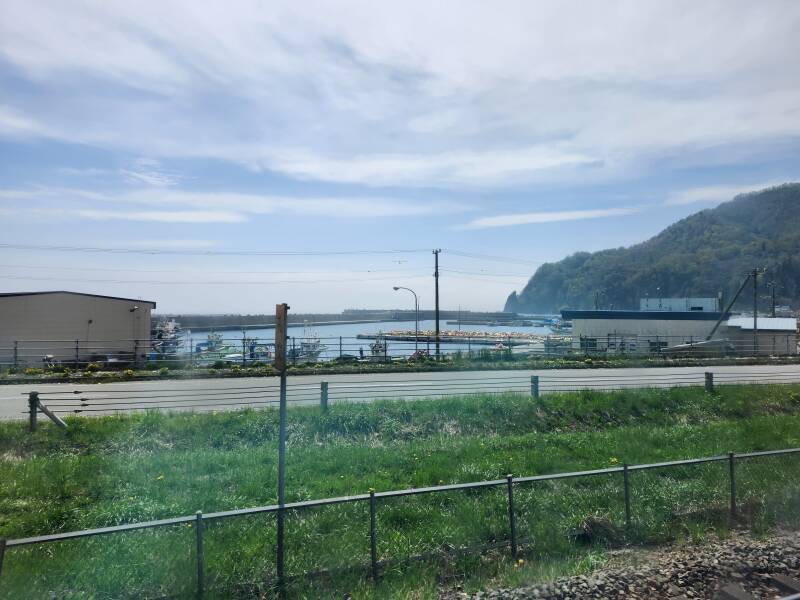 Along the Uchiura Bay coast.