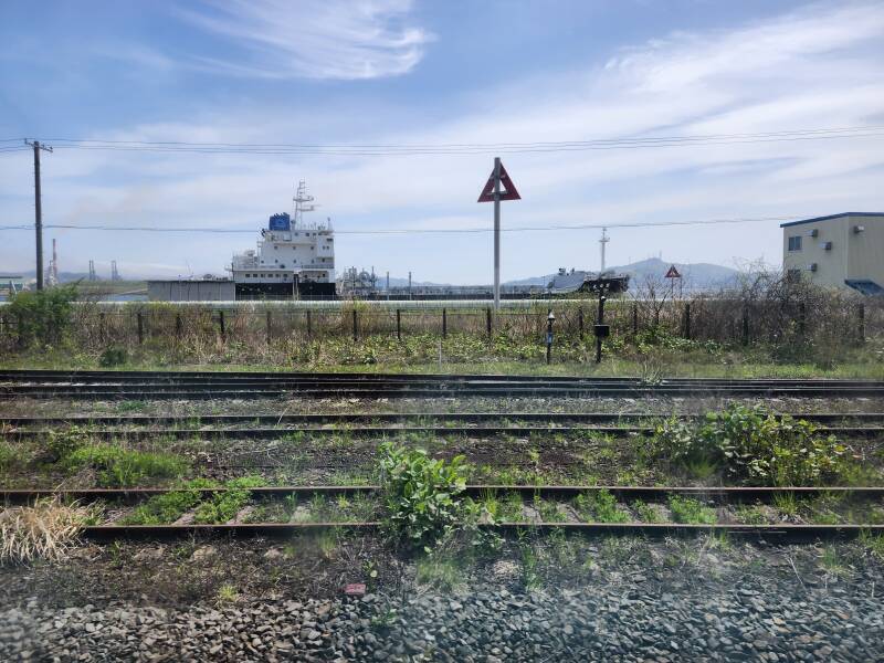 Along the Uchiura Bay coast.